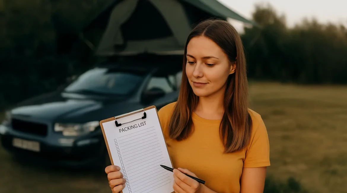 Packliste für Dachzeltcamping, Packliste für Campingurlaub