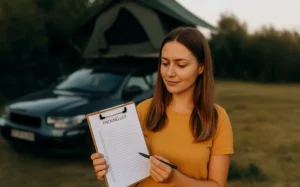 Packliste für Dachzeltcamping, Packliste für Campingurlaub